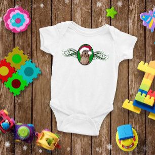 Body Chocolat de Noël Doodle Baby Bodysuit