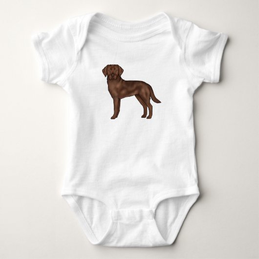 Body Chocolat Labrador Retriever Cartographie Lab Chien (Devant)