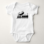 Body Choo Choo I'm 2, 2nd Birthday Boy Toddler T-shirt (Devant)