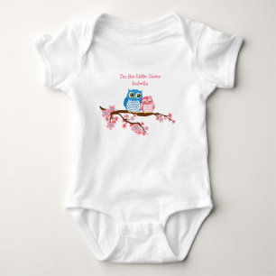 Body Chouette-frère Petite-soeur jumelée T-shirt bébé
