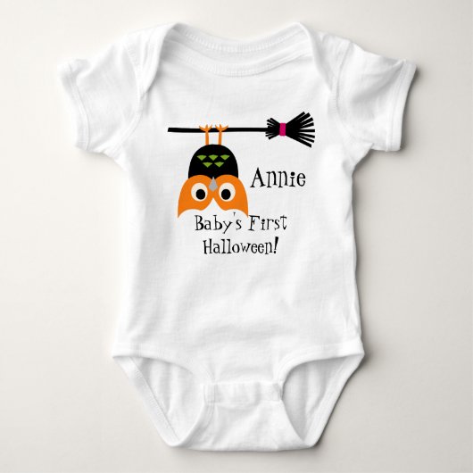 Body Chouette Halloween Baby Bodysuit (Devant)