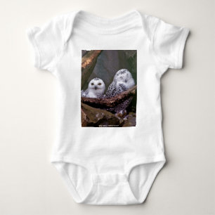 Body Chouette Harfang Couple Art Bois Faune