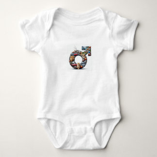 Body Christian, Petit Garçon Sur Place Avec Symbole Hom