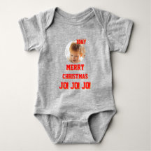 Christmas personalized Baby Jersey Bodysuit color