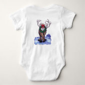Body Christmas Reindeer Baby Tee (Dos)