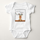 Body Christmas Shirt, Santa's Little Troublemaker (Devant)