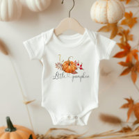 Chute petite tenue pour bébé citrouille