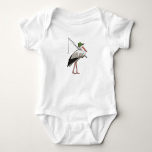 Body Cire à la pêche avec canne à pêche