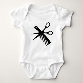 Body ciseaux peints de coiffure noire