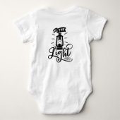 Body Citation chrétienne Adorons-le et Soyons la Lumièr (Dos)