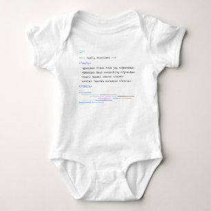 Body Citation de code de bébé nouveau-né drôle de famil