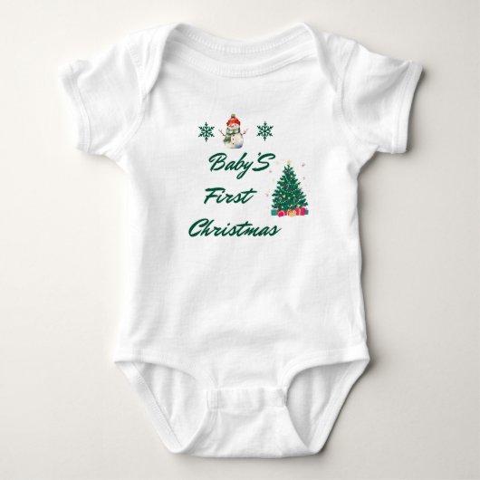 Body Citation de Noël de la petite fille (Devant)