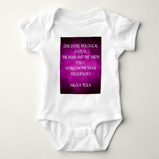 Body Citation de Tesla sur le violet (Devant)