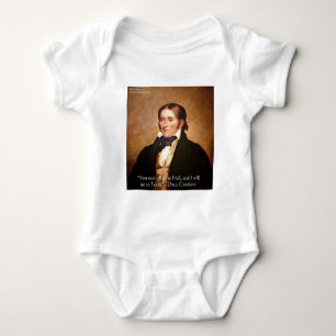 Body Citation humoristique de Davy Crockett "En route p