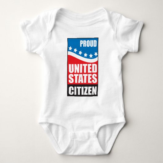 Body Citoyen fier des États-Unis (Devant)