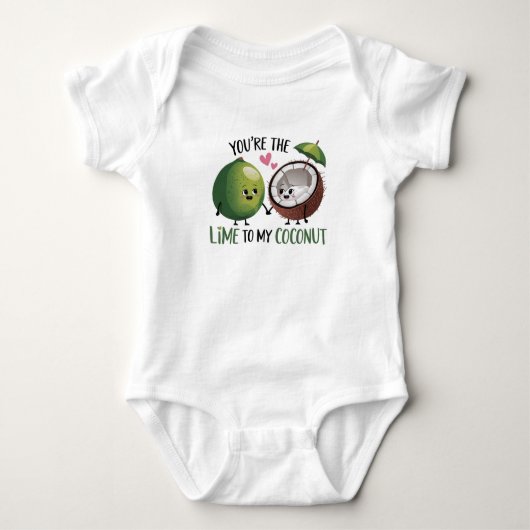 Body Citron pour mon bébé noix de coco (Devant)
