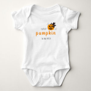 Body Citrouille Cutest Dans Le Patch Jack-o'-lantern Or