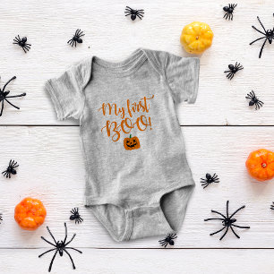 Body Citrouille d'Halloween Mon Premier Boo!