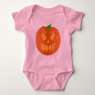 Body Citrouille Halloween en rose