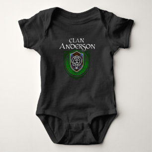 Body Clan Anderson Scottish Family Crest Tartan Baby