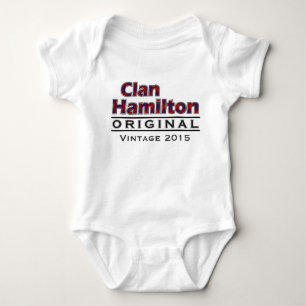 Body Clan Hamilton Personnaliser Vintage Votre annivers