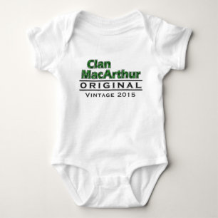 Body Clan MacArthur Personnaliser Vintage Votre anniver