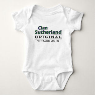 Body Clan Sutherland Vintage Personnalisez Votre Année