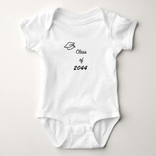 Body Classe de 2044 avec Graduation Cap Bodysuit bébé (Devant)