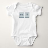 Body clavier copier coller correspondant papa bébé ctrl (Devant)