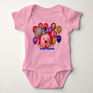 Body Clown d'anniversaire, votre nom