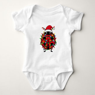 Body Coccinelle Père Noël Chapeau Fête Insecte Noël  