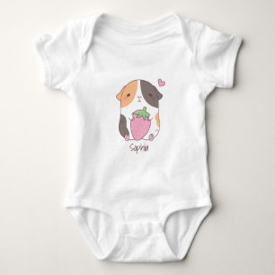 Body Cochon d'Inde Mignon Câline une Fraise Doodle
