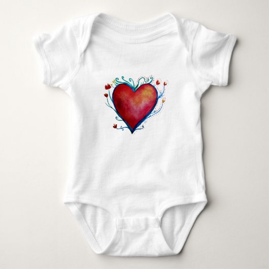 Body Coeur Baby Jersey Bodysuit (Devant)