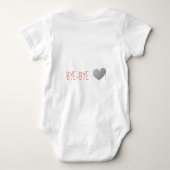 Body Coeur d'amour pour bébé (Dos)