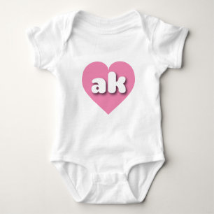 Body Coeur rose de l'Alaska - J'aime ak