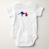 Body Coeurs du drapeau australien et américain (Dos)