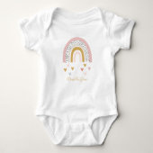 Body Coeurs Muted Rainbow Baby Name (Devant)