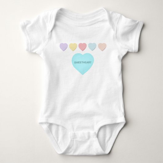 Body Coeurs verts pour bébés de l'amour (Devant)