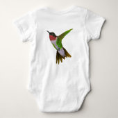 Body Colibri Throated rouge (Dos)