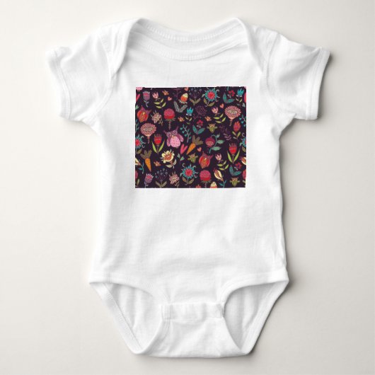 Body Collection de grandes fleurs dynamiques (Devant)