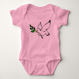 Body Colombe d'équipement de bébé de paix