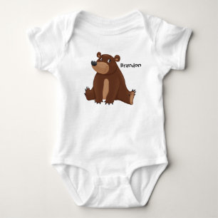 Body Combinaison à manches Jersey Ourson Mignon