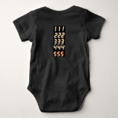 Body Combinaison bébé 12345 (Dos)
