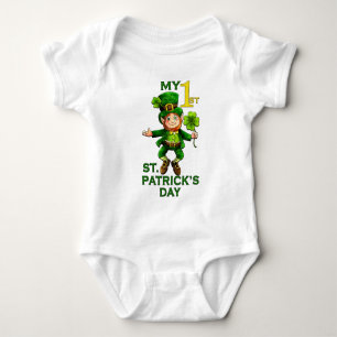 Body Combinaison bébé 1er jour de la Saint-Patrick luti