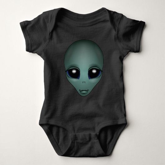 Body Combinaison bébé Alien Mignonne Alien Bébé Une piè (Devant)