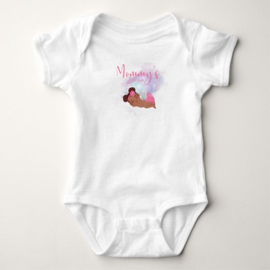 Body Combinaison bébé ange de maman (Devant)