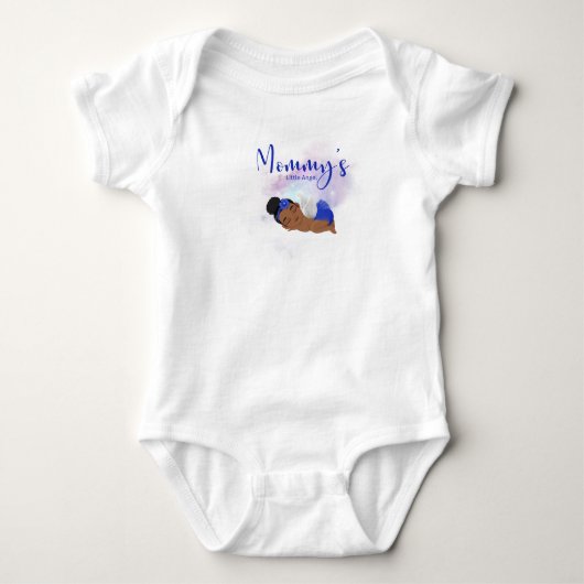 Body Combinaison bébé ange de maman (Devant)