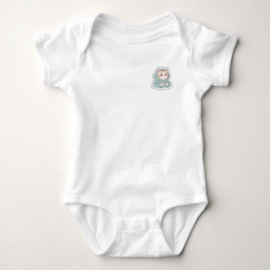 Body Combinaison Bébé Chat Mignon Kawaii (Devant)