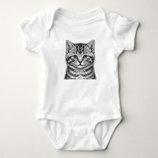 Body Combinaison bébé chaton American Shorthair