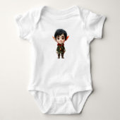 Body Combinaison bébé "Chill Boy Christmas Elf" (Devant)